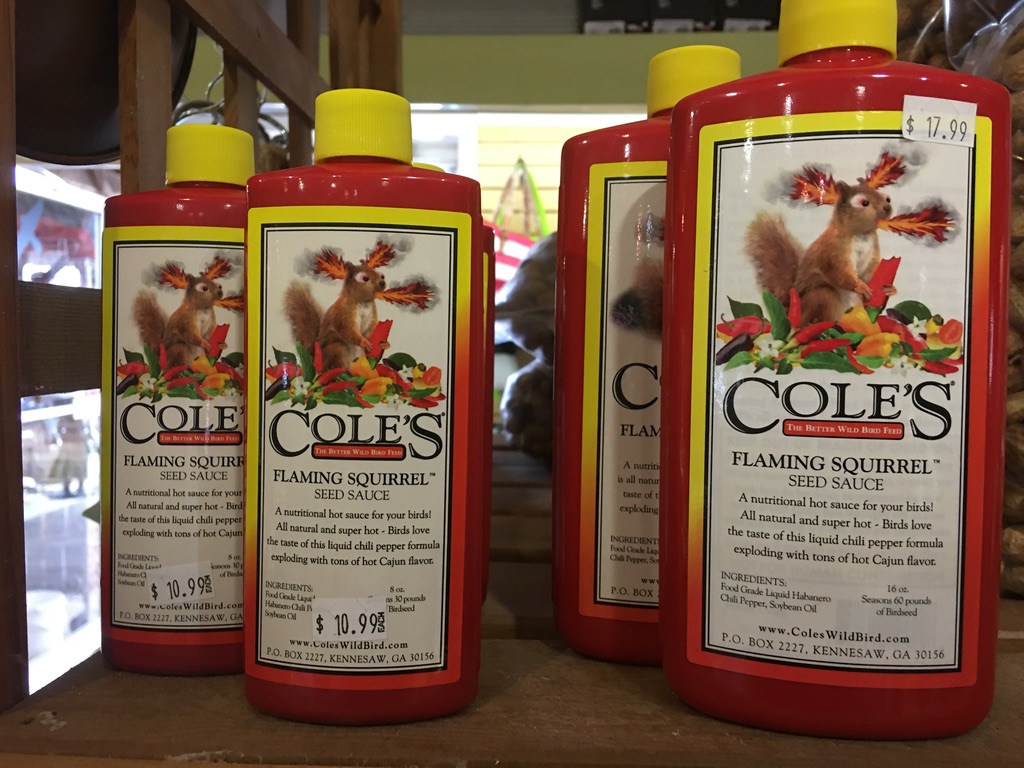 Cole's Flaming Squirrel Seed Sauce 16oz. $17.99