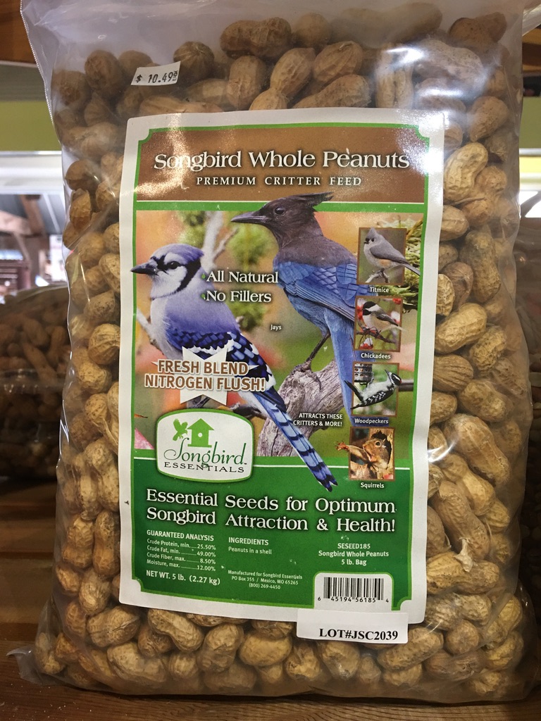 Songbird Whole Peanuts 5lb $10.49