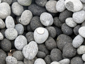 Black Lava Pebbles - 1.5 to 2.25"