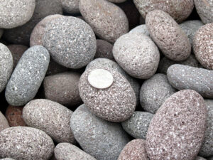 Red Lava Pebbles Tumbled - 2 to 3"